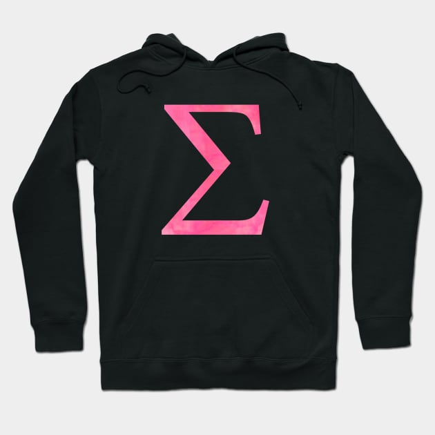 Pink Sigma Hoodie by lolosenese